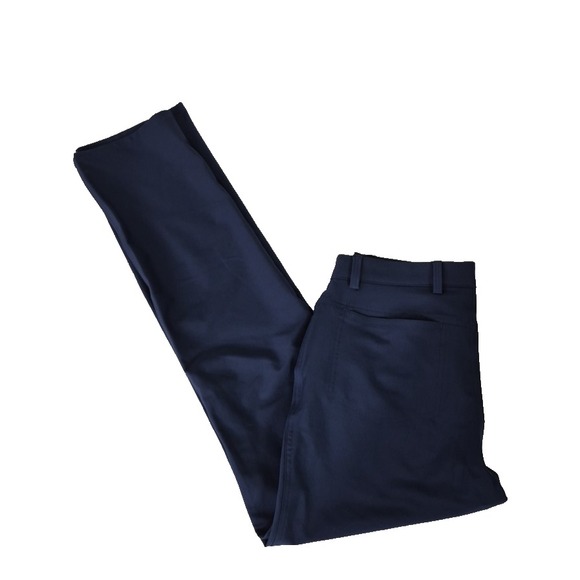 Greg Norman Pants Mens 30x32 Blue Microlux 5 Pocket Golf Tapered‎ Leg NWOT - Picture 1 of 11